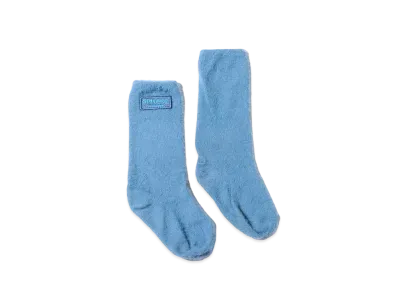 atmos pink x Girls2 Collaboration Fur Socks "Blue"