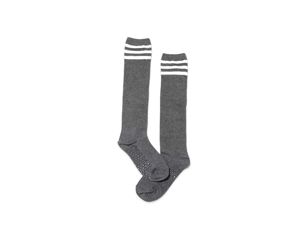 atmos pink Line High Socks "Gray"