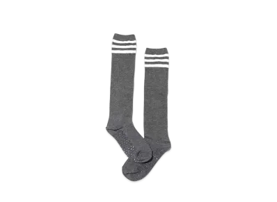 atmos pink Line High Socks "Gray"