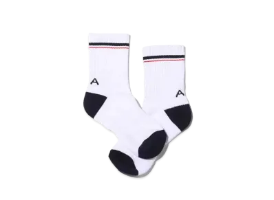 atmos pink A Logo Line Socks "White"