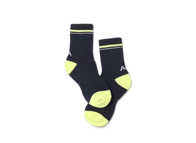 atmos pink A Logo Line Socks "Navy"