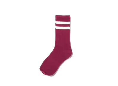 atmos pink Gf Line Socks "Wine"