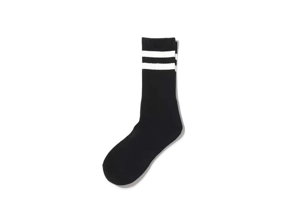atmos pink Gf Line Socks "Black"
