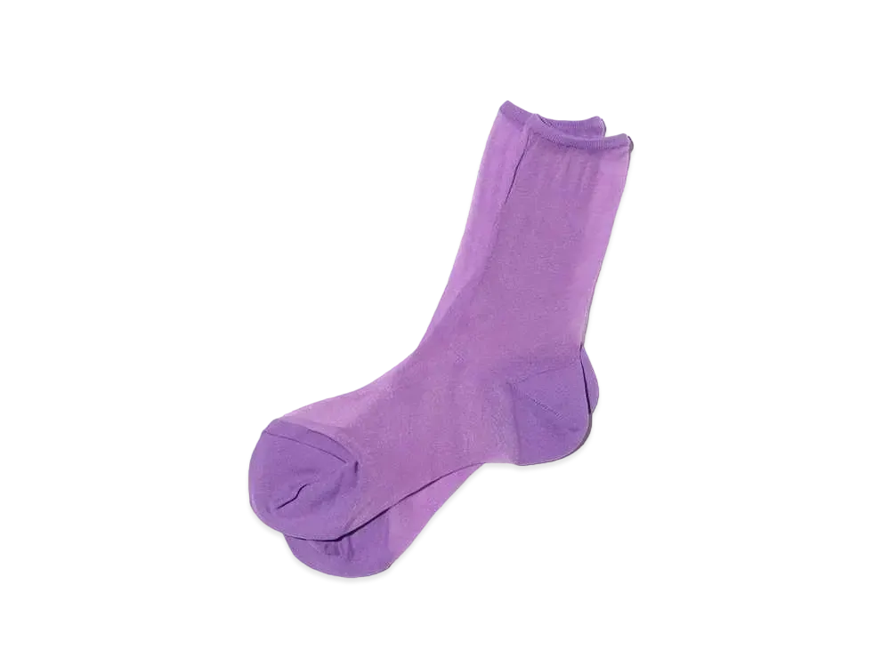 atmos pink See-Through Socks "Purple"