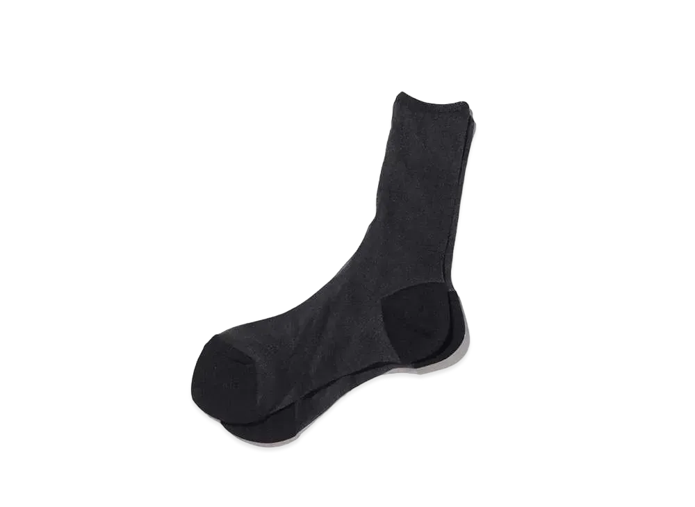 atmos pink See-Through Socks "Black"
