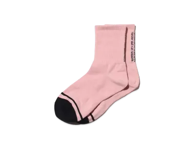 atmos pink Back Logo Socks "Pink"