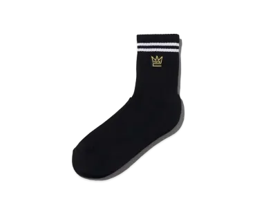 atmos pink x Tk2 Emblem Wappen Socks "Black"