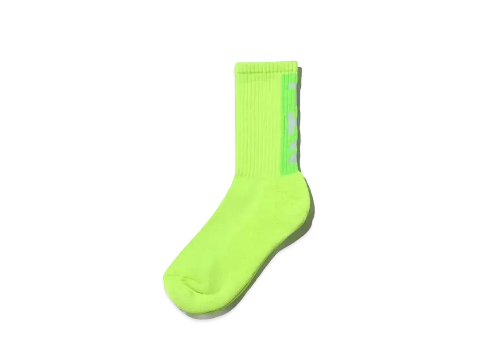 atmos pink x Tk2 Jacquard Logo Socks "Yellow"