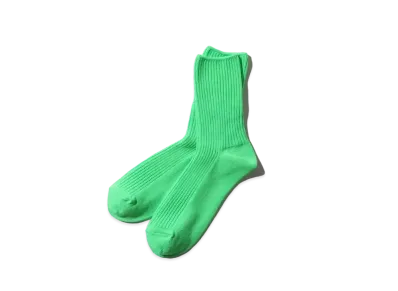 atmos pink Neon Socks "Green"