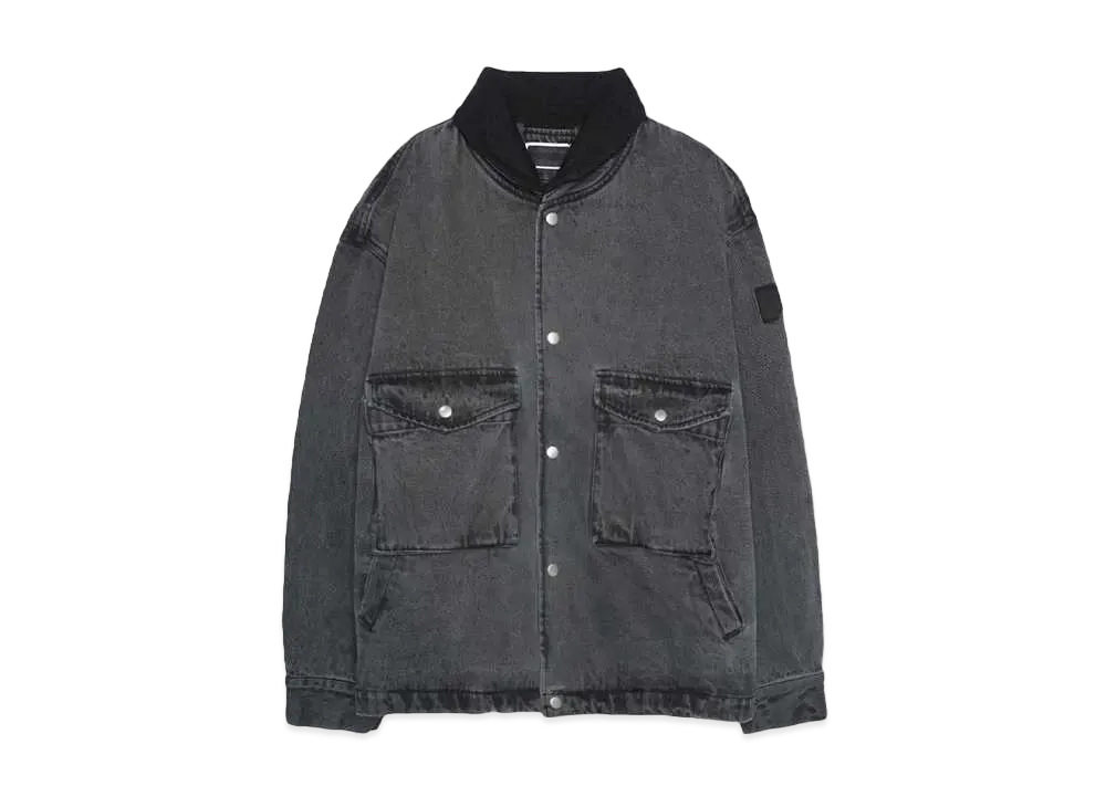 PHINGERIN FLOAT DENIM BLOUSON "BLACK"