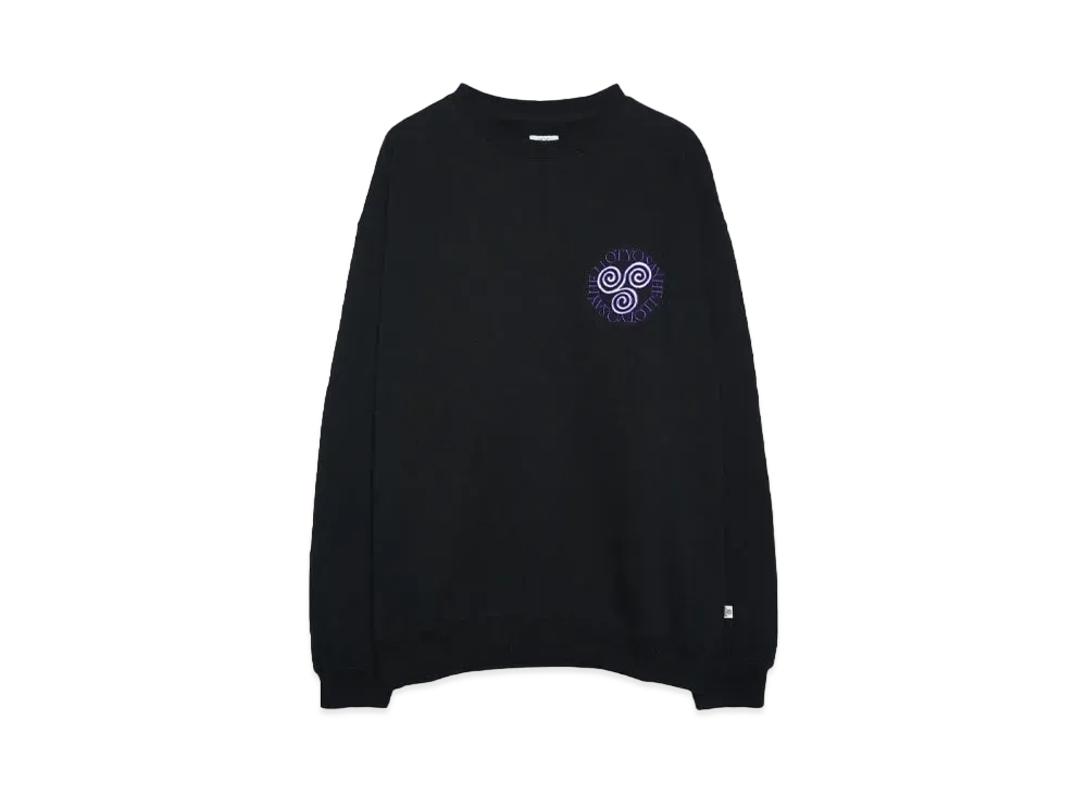 SAYHELLO Slap Logo Crew "BLACK"