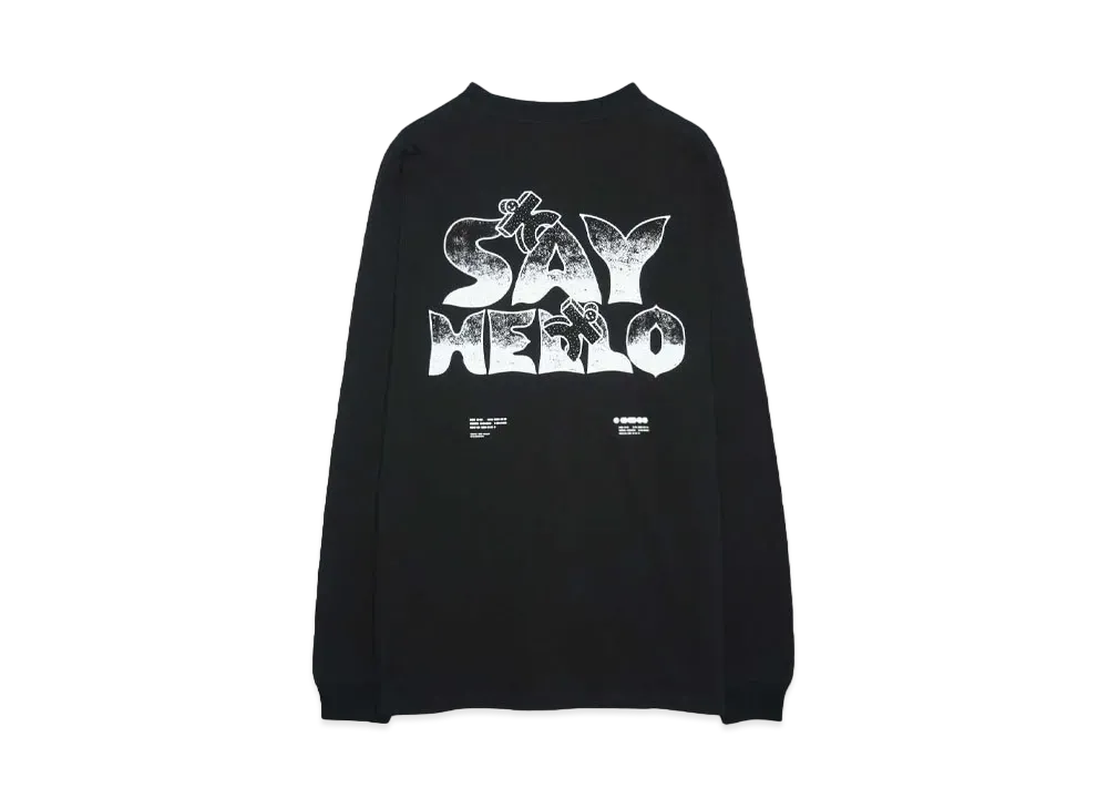 SAYHELLO RIMO L/S Tee "BLACK"
