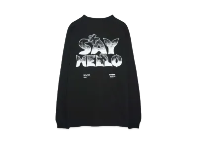 SAYHELLO RIMO L/S Tee "BLACK"