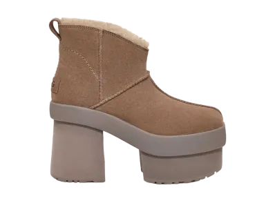 Ray BEAMS Exclusive UGG Women's New Heights Platform Mini "Hickory"