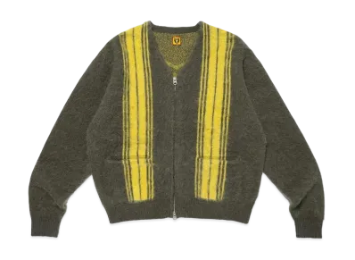 HUMAN MADE Zip-Up Cardigan "Green"