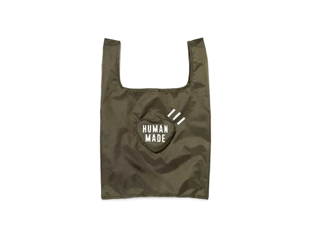 HUMAN MADE Heart Shopper Bag "Olive Drab"
