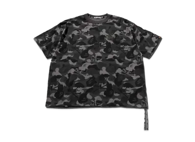 A BATHING APE x mastermind JAPAN Skull Camo Relaxed Fit Tee "Black"