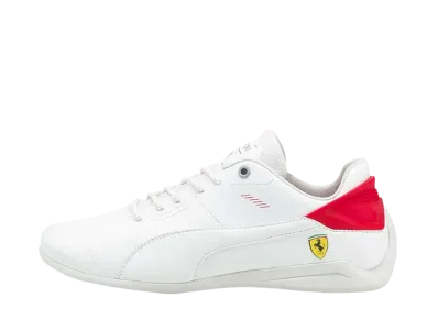 Scuderia Ferrari × Puma Drift Cat Delta "Puma White/Rosso Corsa"
