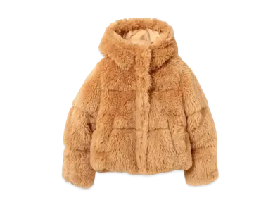 Ray BEAMS Exclusive UGG Ronney Puffer Jacket High Pile "Oolong"