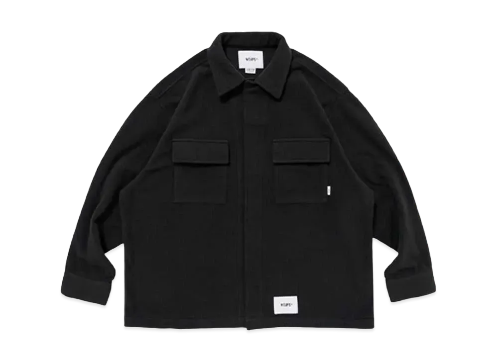 WTAPS OBJ / LS / Poly Fleece "Black"