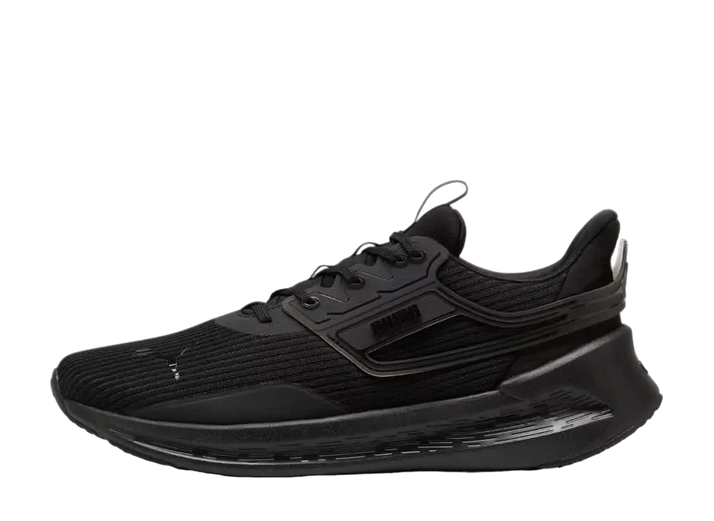 プーマ ソフトライド シンメトリー "プーマブラック/クールダークグレー"