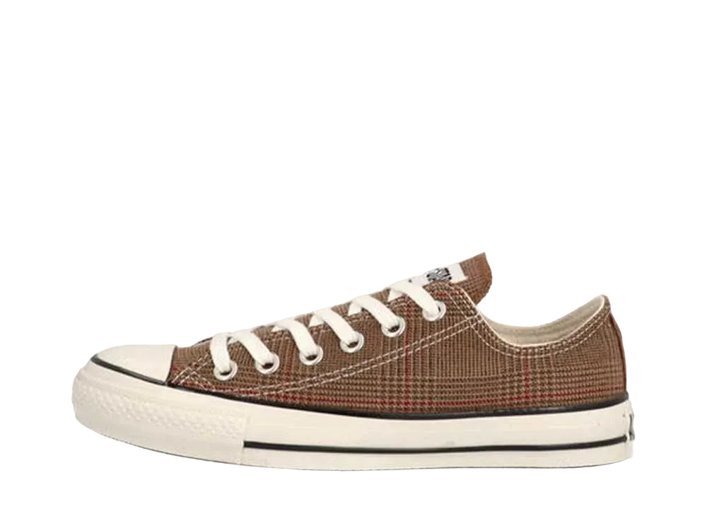 コンバース ウィメンズ オールスター US グレンチェック OX "ブラウン"