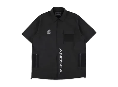 WIND AND SEA Wind Wave Tech Field Shirt "Black"