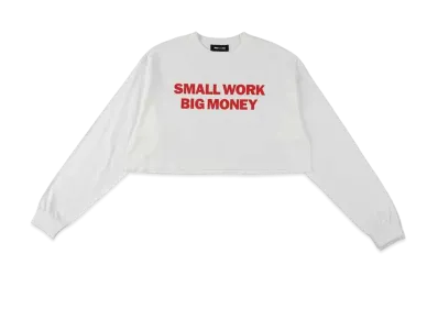 WIND AND SEA Smbm LS Cropped Tee "Black"