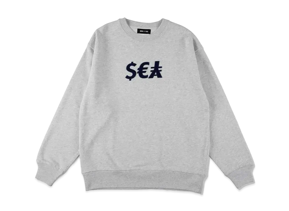 WIND AND SEA Money Sea Crewneck Sweatshirt "Black"