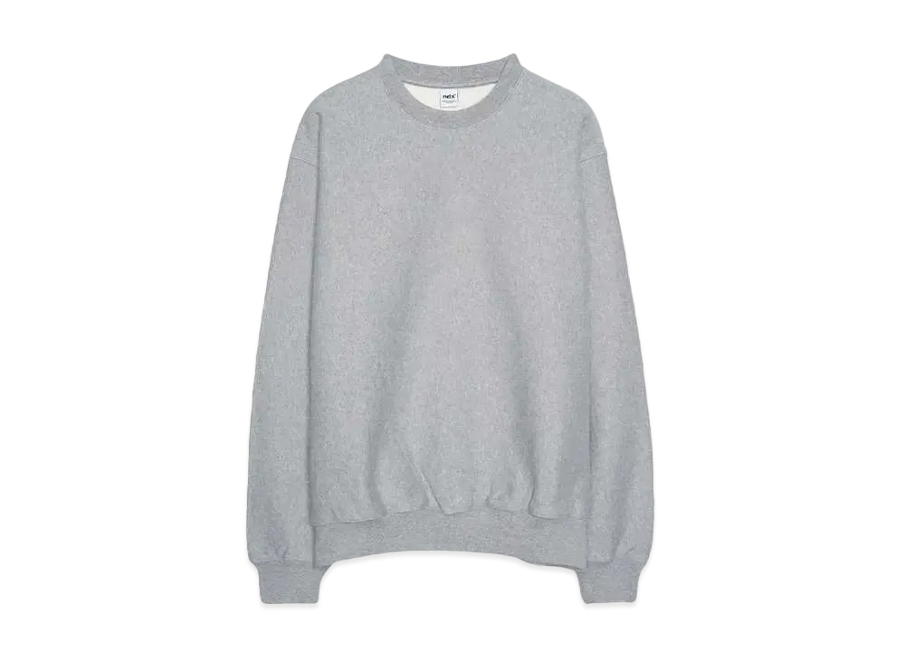 ndx Classic Sweatshirt Crossgrain (505g/m2) "GREY MESCLA"