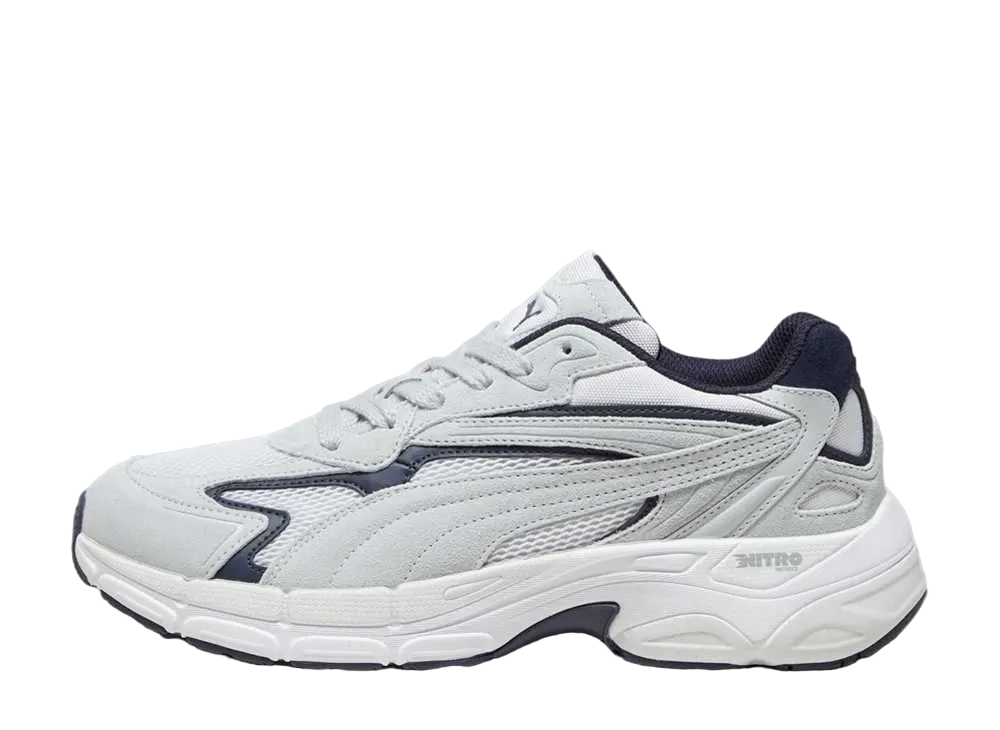 プーマ テバリスニトロ "アッシュグレー/ニューネイビー"