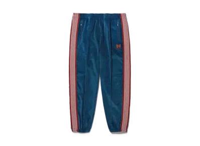 Needles x KEBOZ Corduroy Zipped Track Pants "Turquoise"