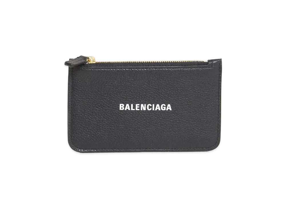 BALENCIAGA Cash Long Coin and Card Holder "Black"