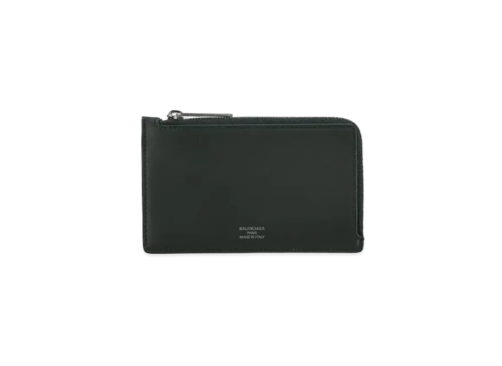 BALENCIAGA Envelope Long Coin and Card Holder Japan Exclusive Color "Dark Green"