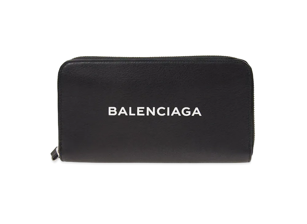 BALENCIAGA Everyday Zip Around Wallet "Black"