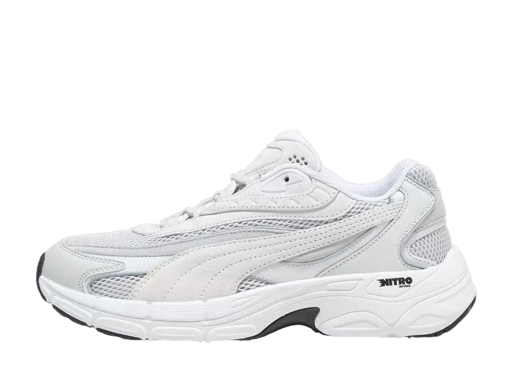 プーマ テバリスニトロ ヴォルテックス "グレイシャルグレー/クールライトグレー"