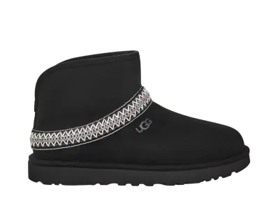 UGG Women's Classic Mini Crescent "Black"
