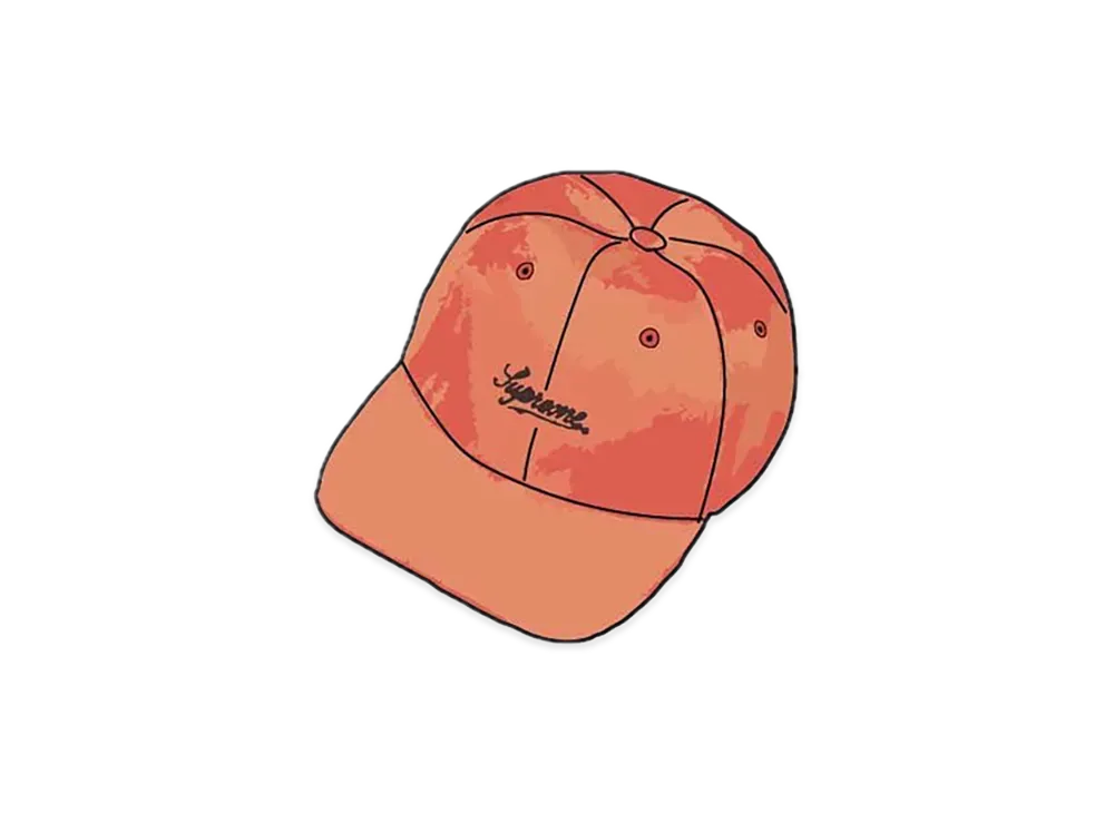 Supreme Bleached Chino 6-Panel "Orange"