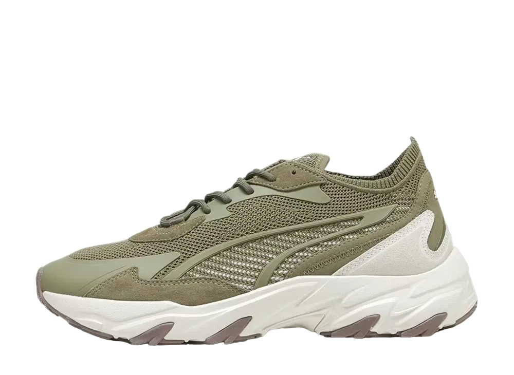 プーマ インジェクター ニット アリド デザート "プーマオリーブ/アルパインスノー"