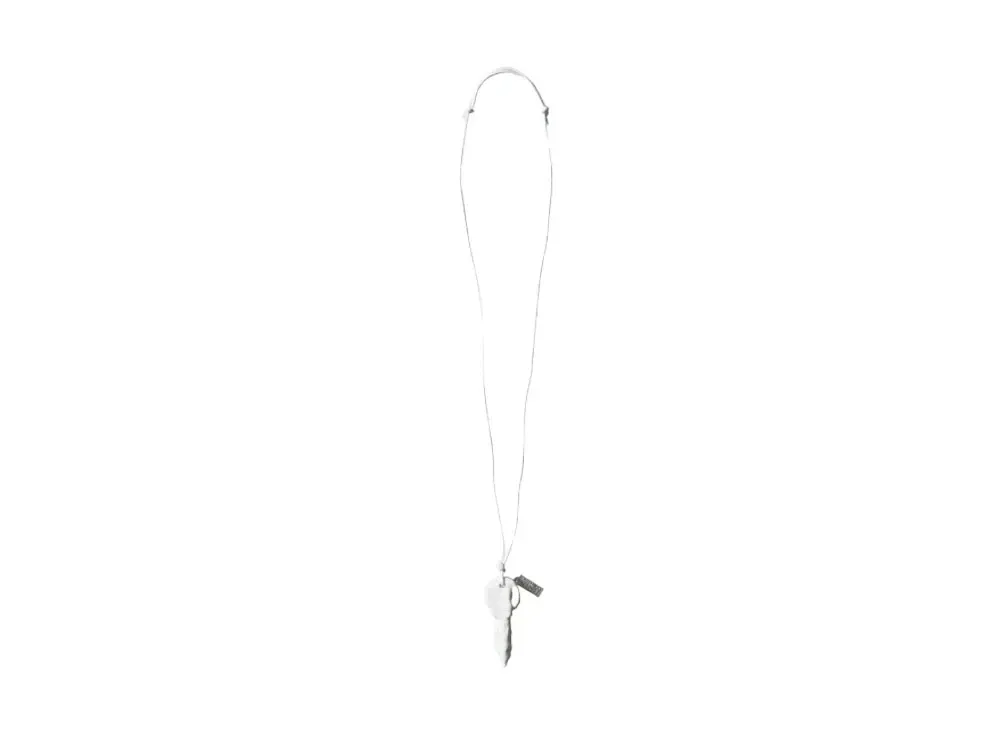 MM6 Maison Margiela Necklace "White / Palladio Burattato"