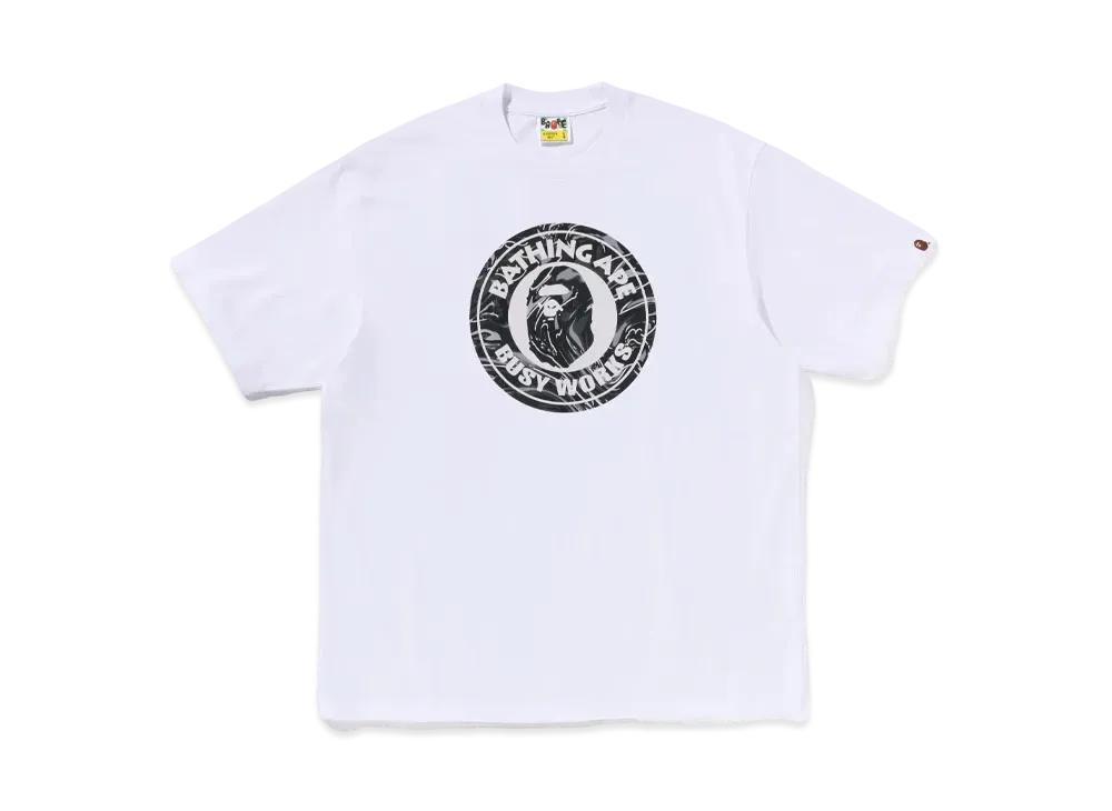 A BATHING APE Busy Works Relaxed Fit Tee "White"
