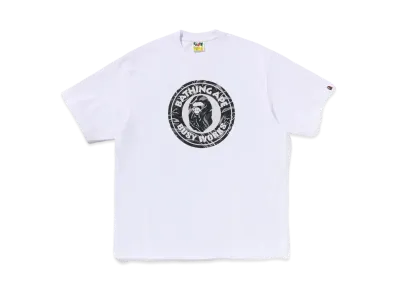 A BATHING APE Busy Works Relaxed Fit Tee "White"
