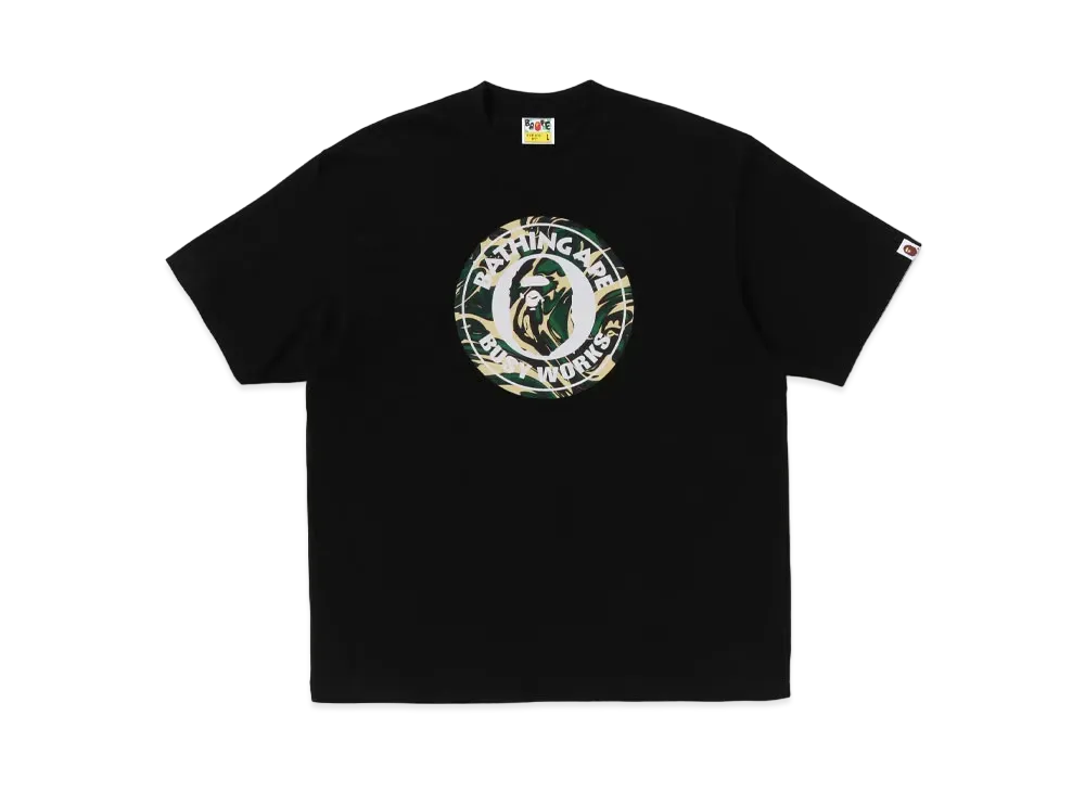 A BATHING APE Busy Works Relaxed Fit Tee "Black"