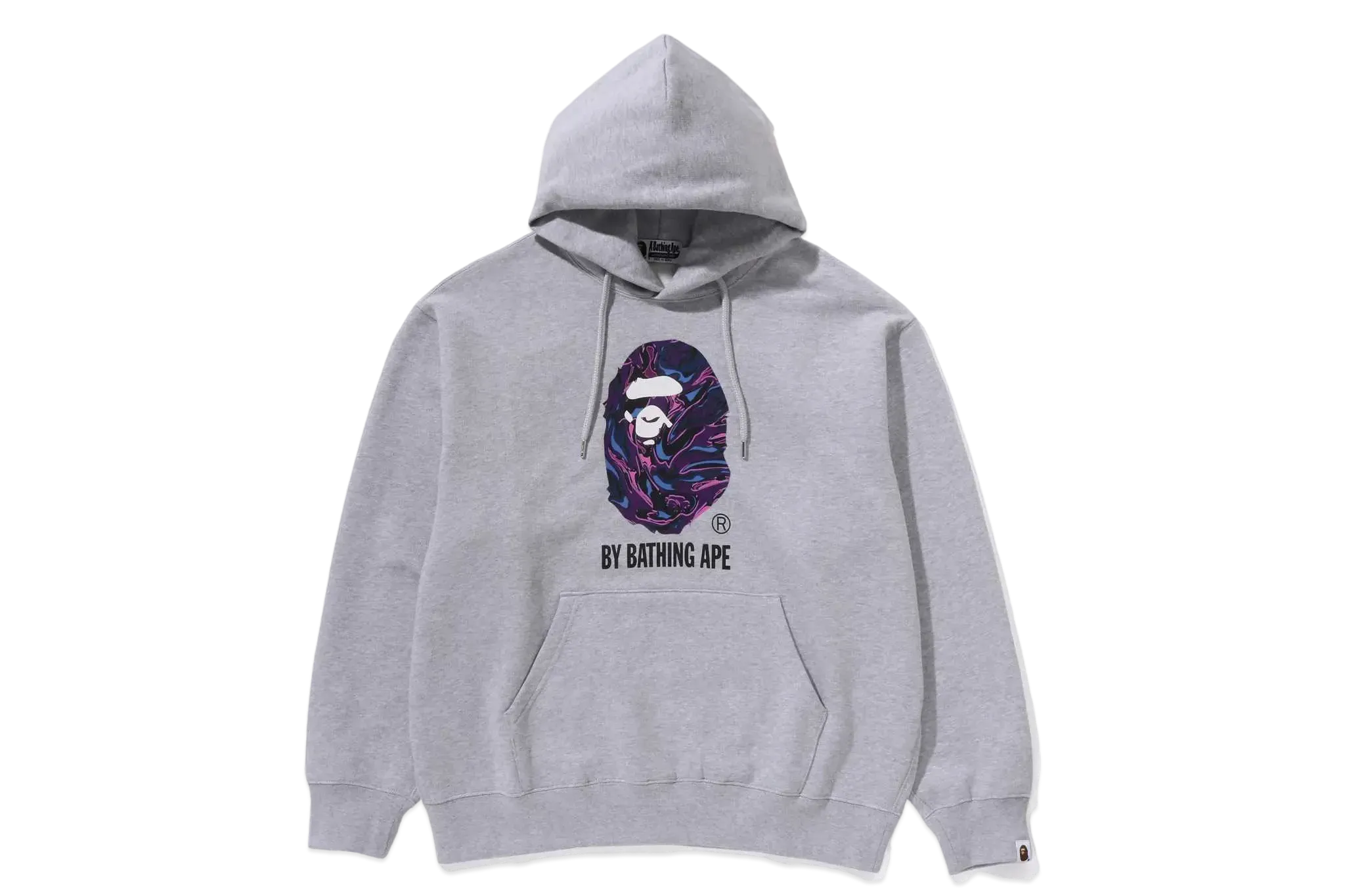 A BATHING APE BY BATHING APE Relaxed Fit Pullover Hoodie "Gray"