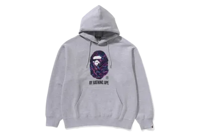 A BATHING APE BY BATHING APE Relaxed Fit Pullover Hoodie "Gray"