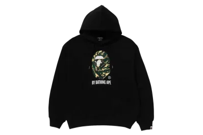 A BATHING APE BY BATHING APE Relaxed Fit Pullover Hoodie "Black"