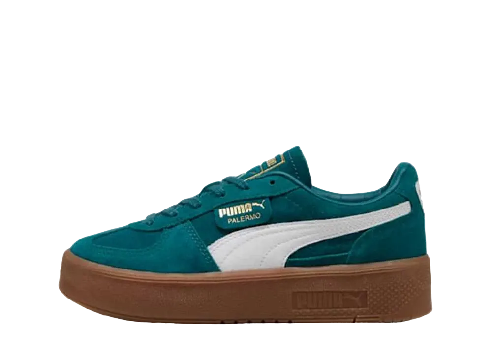 Puma Women's Palermo Elevata "Cold Green/Gum"