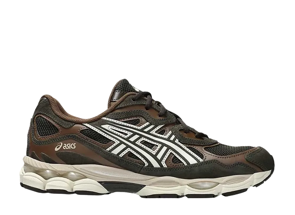 アシックス ゲルNYC "ブラックコーヒー/フェザーグレー"