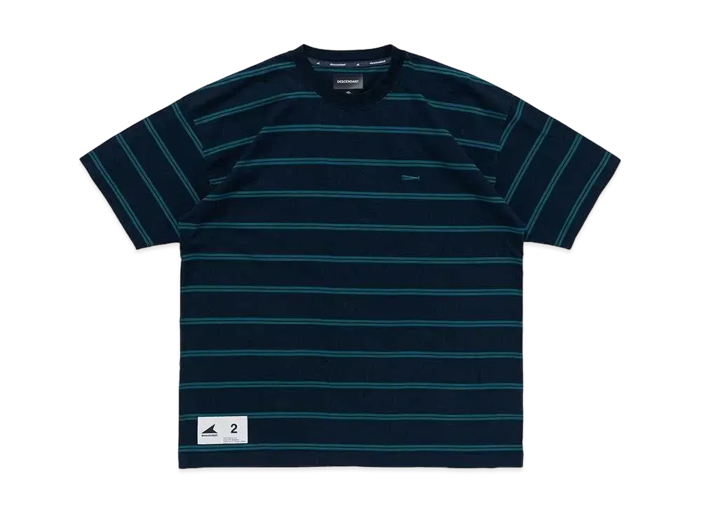 DESCENDANT Horizontal Stripe SS "Navy"