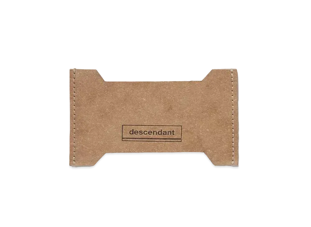 DESCENDANT Horizon Card Case "Beige"